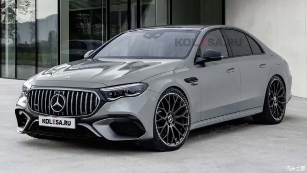 六缸插混?全新梅赛德斯-AMG E 63渲染图