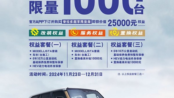 限量1000台！丰田普拉多超享限量版发布！赠2.5万限时权益！